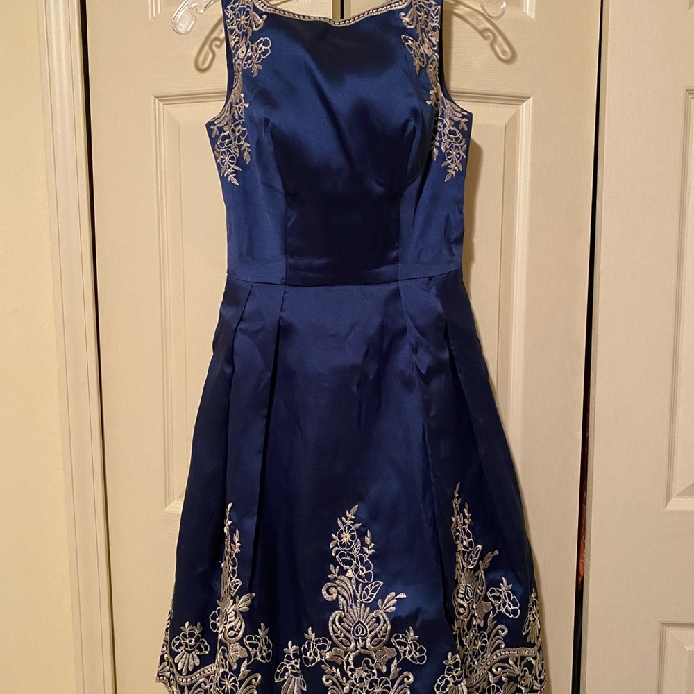 Evening Formal Prom Pageant Midi Dress - Size 6